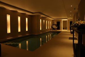 Weybridge Pool Lighting Scene