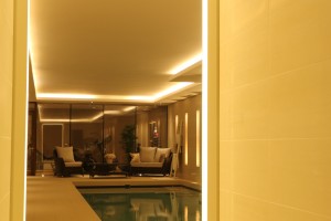 Weybridge Pool Archway Lighting